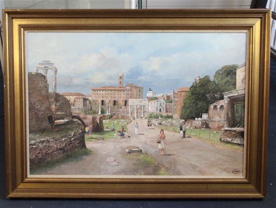 Clive Madgwick (1934-2005) Scapla Roma 24 x 35in.